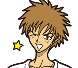 HACHI's cool characters. sticker #9856017