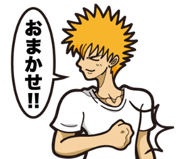 HACHI's cool characters. sticker #9856024