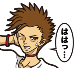 HACHI's cool characters. sticker #9856027