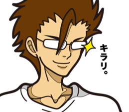 HACHI's cool characters. sticker #9856039