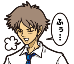 HACHI's cool characters. sticker #9856044