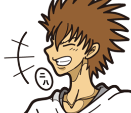 HACHI's cool characters. sticker #9856051