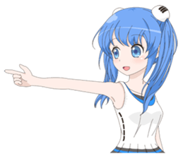 Railroad Cosplay Girl (Kyushu) sticker #9856704