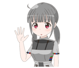 Railroad Cosplay Girl (Kyushu) sticker #9856707