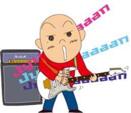 OONISHI-KUN 4 & Guitar sticker #9856987