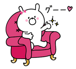 Celebrity bunny sticker #9857060