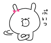 Celebrity bunny sticker #9857073