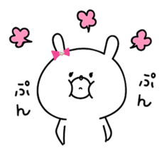 Celebrity bunny sticker #9857074