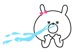 Celebrity bunny sticker #9857079