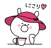 Celebrity bunny sticker #9857086