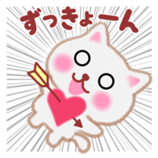 Lovely pretty cat sticker #9857425