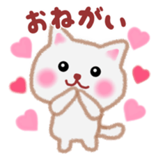 Lovely pretty cat sticker #9857434