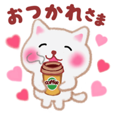 Lovely pretty cat sticker #9857435