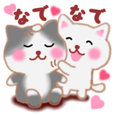 Lovely pretty cat sticker #9857436