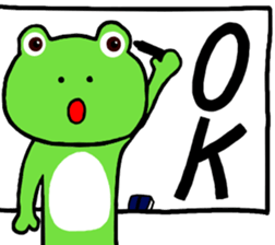 I am Frog Man sticker #9857736