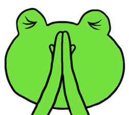 I am Frog Man sticker #9857758