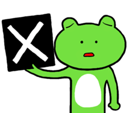 I am Frog Man sticker #9857760