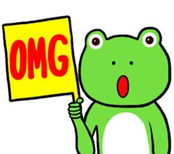 I am Frog Man sticker #9857767