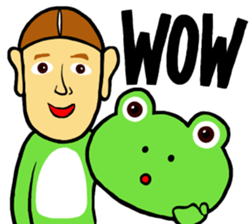 I am Frog Man sticker #9857768