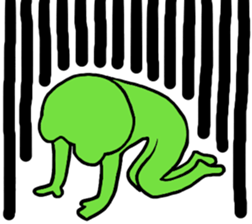 I am Frog Man sticker #9857772