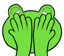 I am Frog Man sticker #9857774