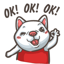 Shiba Inu-Happy sticker #9858550