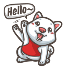 Shiba Inu-Happy sticker #9858555