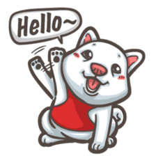 Shiba Inu-Happy sticker #9858555