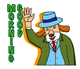 Excellent detective puppy sticker #9858617