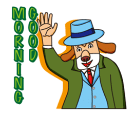 Excellent detective puppy sticker #9858617