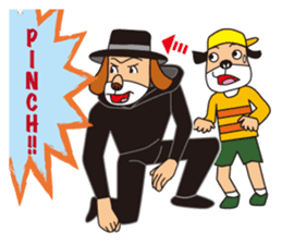 Excellent detective puppy sticker #9858627