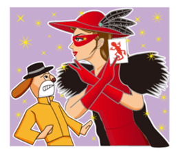 Excellent detective puppy sticker #9858631