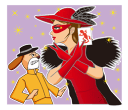 Excellent detective puppy sticker #9858631