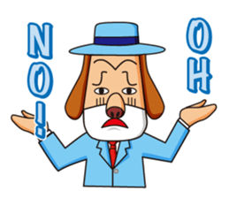 Excellent detective puppy sticker #9858637