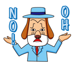 Excellent detective puppy sticker #9858637