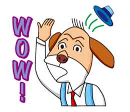 Excellent detective puppy sticker #9858651