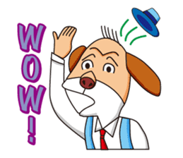 Excellent detective puppy sticker #9858651