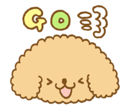 Poodle of cocoa sticker #9858866
