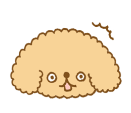 Poodle of cocoa sticker #9858881