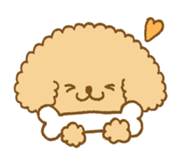 Poodle of cocoa sticker #9858887
