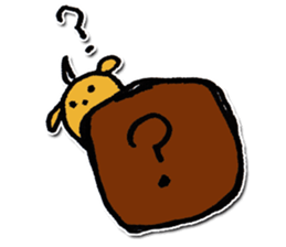 One character dog sticker #9858908