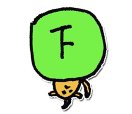 One character dog sticker #9858926