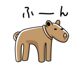 Clay figure zoo sticker #9858978