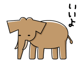 Clay figure zoo sticker #9858999