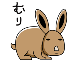 Clay figure zoo sticker #9859011