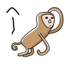 Clay figure zoo sticker #9859015