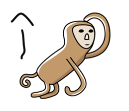 Clay figure zoo sticker #9859015