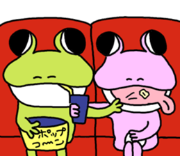 Couple of the frog sticker #9859059
