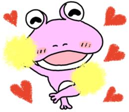 Couple of the frog sticker #9859063