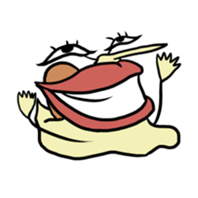 loose character of snail 2 (illust only) sticker #9859397